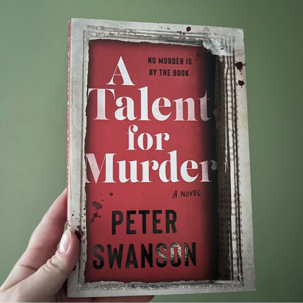 📚 4/25$ 📚 A Talent for Murder by Peter Swanson